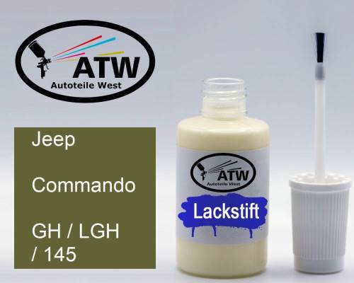 Jeep, Commando, GH / LGH / 145: 20ml Lackstift, von ATW Autoteile West.